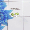 Natural Cut Stone Ring – 925 Sterling Silver Double Stone Dainty Ring