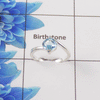 Natural Cut Stone Ring – 925 Sterling Silver Square Cut Minimal Ring