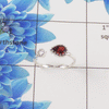 Natural Cut Stone Open Ring – 925 Sterling Silver Dual Stone Adjustable Ring