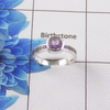 Natural Cut Stone Ring – 925 Sterling Silver Square Cut Stylish Ring