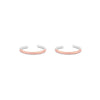 Twist Ridge Toe Ring