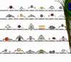 Wholesale Gemstone Rings Pack (30 PCS) | Sterling Silver