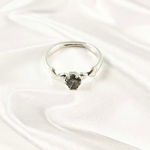 Multi Gemstone Silver Ring, Solid 925 Sterling Silver Casting Ring, Elegant Everyday Jewelry Band, A6DP07
