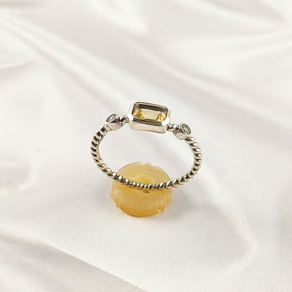 Multi Gemstone Ring, Solid 925 Silver Casting Band, Lightweight Designer Jewelry, A6DP12