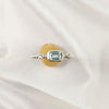 Multi Gemstone Ring, Solid 925 Silver Casting Band, Lightweight Designer Jewelry, A6DP12