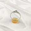 Multi Gemstone Ring, 925 Sterling Silver Lightweight Band, Colorful Modern Jewelry, A6DP11