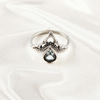 Multi Cut Gemstone Ring in 925 Sterling Silver, Lightweight Casting Band, Colorful Multi Stone Elegant Jewelry, A6DP17