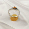 Multi Gemstone Ring in Solid 925 Sterling Silver, Colorful Stone Lightweight Casting Jewelry, A6DP18