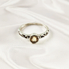 Multi Gemstone Ring in Solid 925 Sterling Silver, Colorful Stone Statement Ring, Lightweight Elegant Jewelry, A6DP20