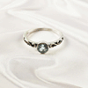 Multi Gemstone Ring in Solid 925 Sterling Silver, Colorful Stone Statement Ring, Lightweight Elegant Jewelry, A6DP20