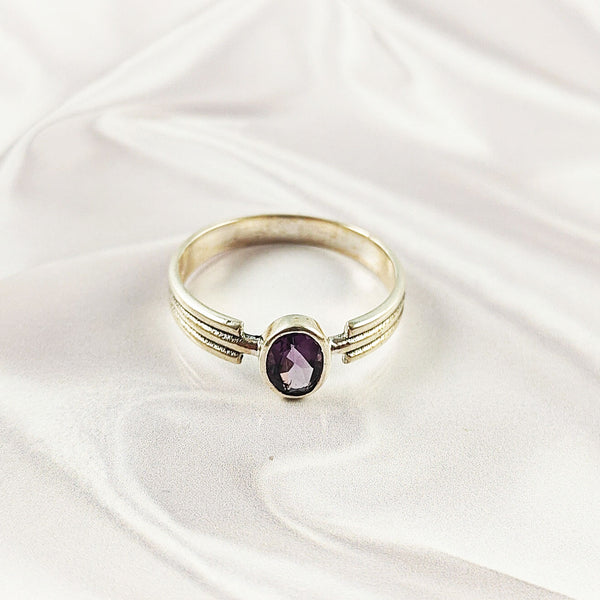 Multi Gemstone Ring in 925 Sterling Silver, Multi Cut Stone Lightweight Casting Ring, Colorful Elegant Jewelry, A6DP16