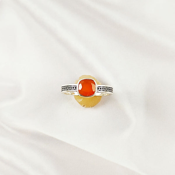 Multi Gemstone Ring in 925 Sterling Silver, Vibrant Color Stone Casting Band, Lightweight Elegant Jewelry, A6DP19