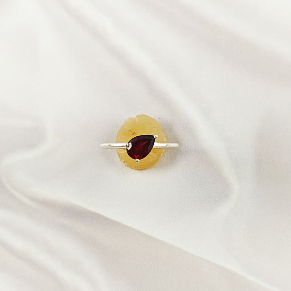 Multi Gemstone Ring in Solid 925 Sterling Silver, Colorful Stone Classic Style Ring, Lightweight Jewelry, A6DP21