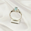 Multi Gemstone Ring in Solid 925 Sterling Silver, Colorful Stone Chic Style Ring, Lightweight Jewelry, A6DP25