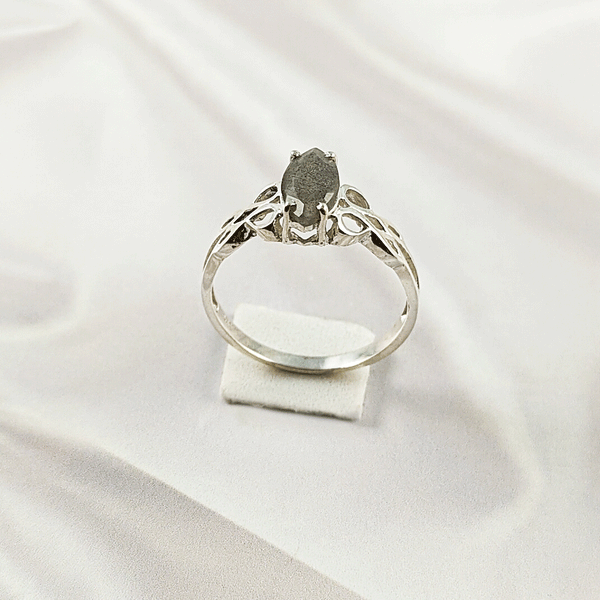 Multi Gemstone Ring in Solid 925 Sterling Silver, Colorful Stone Chic Style Ring, Lightweight Jewelry, A6DP25