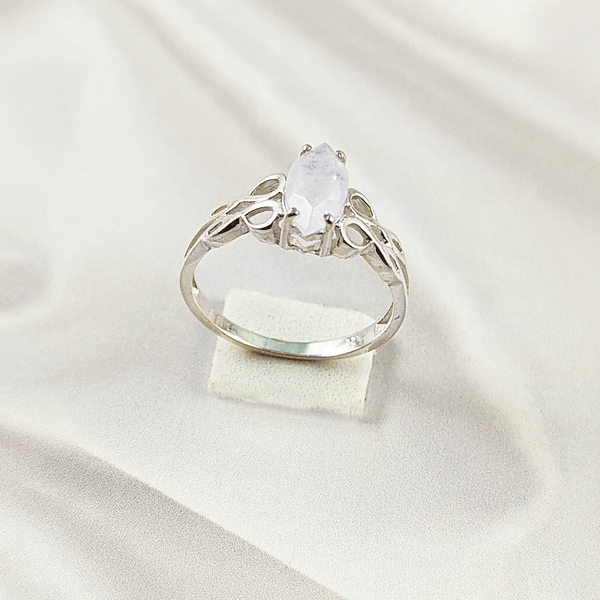 Multi Gemstone Ring in Solid 925 Sterling Silver, Colorful Stone Chic Style Ring, Lightweight Jewelry, A6DP25