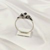 Multi Gemstone Ring in Solid 925 Sterling Silver, Colorful Stone Trendy Ring, Lightweight Jewelry, A6DP24