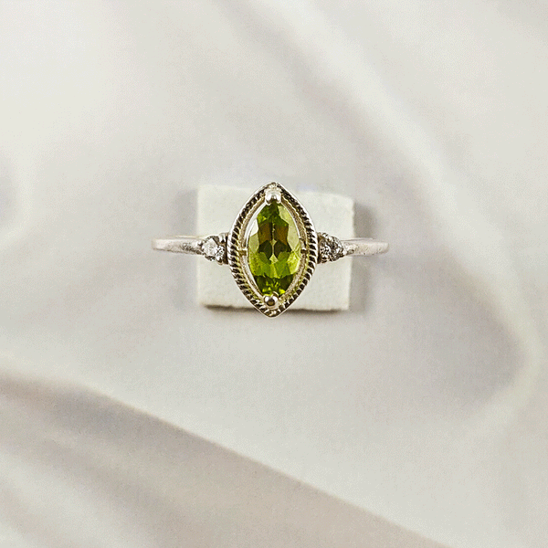 Multi Gemstone Ring in Solid 925 Sterling Silver, Colorful Stone Minimal Style Ring, Lightweight Jewelry, A6DP23