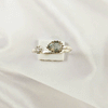 Multi Gemstone Ring in Solid 925 Sterling Silver, Colorful Stone Refined Style Ring, Lightweight Jewelry, A6DP27