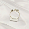 Multi Gemstone Ring in Solid 925 Sterling Silver, Colorful Stone Refined Style Ring, Lightweight Jewelry, A6DP27