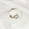 Multi Gemstone Ring in Solid 925 Sterling Silver, Colorful Stone Refined Style Ring, Lightweight Jewelry, A6DP27