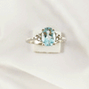 Multi Gemstone Ring in Solid 925 Sterling Silver, Colorful Stone Signature Style Ring, Lightweight Jewelry, A6DP31
