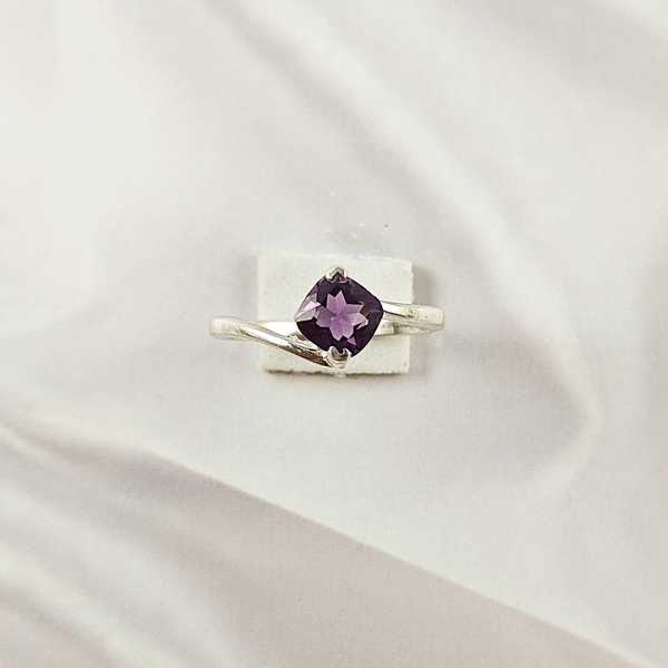 Multi Gemstone Ring in Solid 925 Sterling Silver, Colorful Stone Graceful Style Ring, Lightweight Jewelry, A6DP28