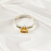 Multi Gemstone Ring in Solid 925 Sterling Silver, Colorful Stone Timeless Style Ring, Lightweight Jewelry, A6DP29