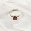 Multi Gemstone Ring in Solid 925 Sterling Silver, Colorful Stone Timeless Style Ring, Lightweight Jewelry, A6DP29