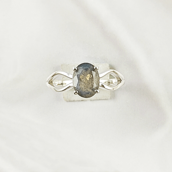 Multi Gemstone Ring in Solid 925 Sterling Silver, Colorful Stone Modern Ring, Lightweight Designer Jewelry, A6NP39
