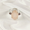 Multi Gemstone Ring in 925 Sterling Silver, Mixed Color Stone Modern Ring, Lightweight Stylish Jewelry, A6NP34