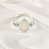 Multi Gemstone Ring in Solid 925 Sterling Silver, Colorful Stone Elegant Ring, Lightweight Stylish Jewelry, A6NP40