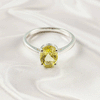 Multi Gemstone Ring in Solid 925 Sterling Silver, Colorful Stone Artistic Ring, Lightweight Statement Jewelry, A6NP36
