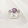 Multi Gemstone Ring in Solid 925 Sterling Silver, Mixed Stone Elegant Ring, Lightweight Contemporary Jewelry, A6NP35