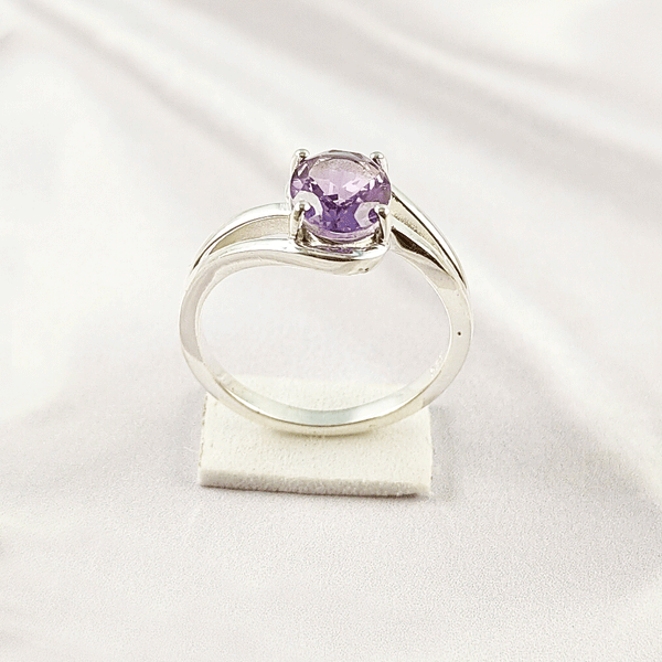 Mix Gemstone Ring in Solid 925 Sterling Silver, Colorful Stone Unique Design, Lightweight Fashion Jewelry, A6NP42