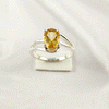 Mix Gemstone Ring in Solid 925 Sterling Silver, Colorful Stone Unique Design, Lightweight Fashion Jewelry, A6NP42
