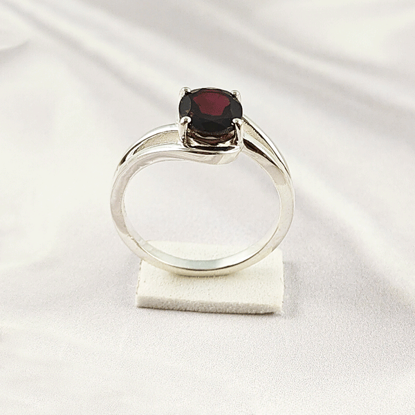 Mix Gemstone Ring in Solid 925 Sterling Silver, Colorful Stone Unique Design, Lightweight Fashion Jewelry, A6NP42