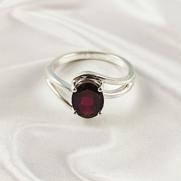 Mix Gemstone Ring in Solid 925 Sterling Silver, Colorful Stone Unique Design, Lightweight Fashion Jewelry, A6NP42