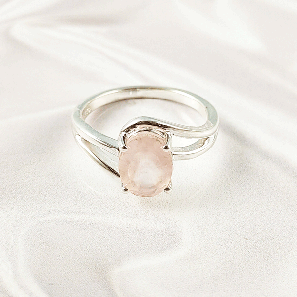 Mix Gemstone Ring in Solid 925 Sterling Silver, Colorful Stone Unique Design, Lightweight Fashion Jewelry, A6NP42