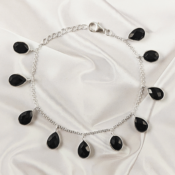 Multistone Bezel Light Weight Gemstone Bracelet | Handmade Wholesale Jewelry, A6NP43