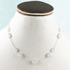 Multi stone Bezel Light Weight Gemstone Necklace | Handmade Wholesale Jewelry, A6NP44