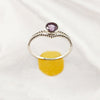 Multi Gemstone Ring in Solid 925 Sterling Silver, Colorful Natural Stone Ring, Unique Statement Jewelry, Lightweight Ring, A6NP53