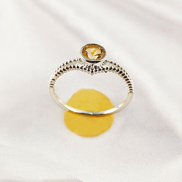 Multi Gemstone Ring in Solid 925 Sterling Silver, Colorful Natural Stone Ring, Unique Statement Jewelry, Lightweight Ring, A6NP53