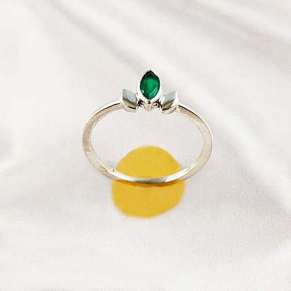 Multi Gemstone Ring in Solid 925 Sterling Silver, Vibrant Stone Unique Design, Lightweight Fashion Jewelry, A6NP54