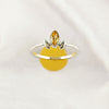 Multi Gemstone Ring in Solid 925 Sterling Silver, Vibrant Stone Unique Design, Lightweight Fashion Jewelry, A6NP54
