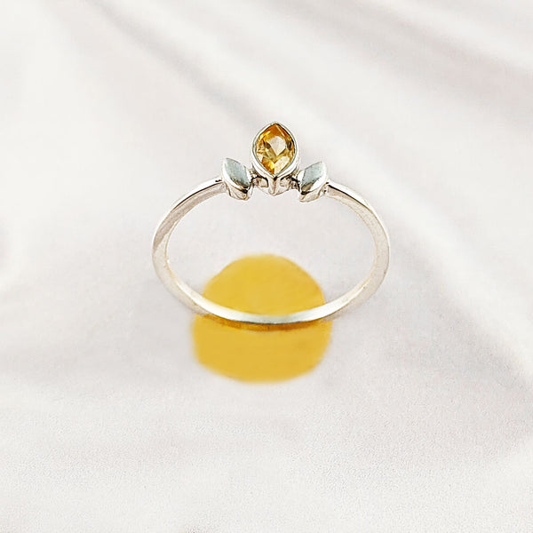 Multi Gemstone Ring in Solid 925 Sterling Silver, Vibrant Stone Unique Design, Lightweight Fashion Jewelry, A6NP54