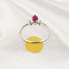 Multi Gemstone Ring in Solid 925 Sterling Silver, Vibrant Stone Unique Design, Lightweight Fashion Jewelry, A6NP54