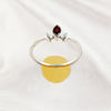 Multi Gemstone Ring in Solid 925 Sterling Silver, Vibrant Stone Unique Design, Lightweight Fashion Jewelry, A6NP54