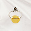 Multi Gemstone Ring in Solid 925 Sterling Silver, Vibrant Stone Unique Design, Lightweight Fashion Jewelry, A6NP54