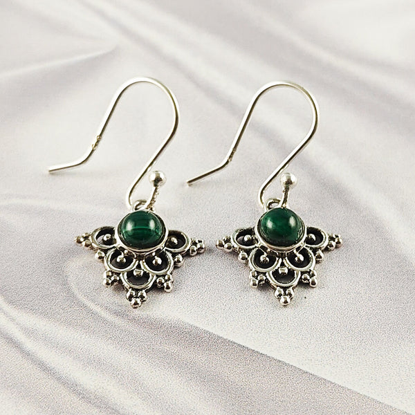 Mixed Gemstone Earrings in Solid 925 Sterling Silver, Multicolor Stone Statement Design, Lightweight Handmade Jewelry, A6DP59